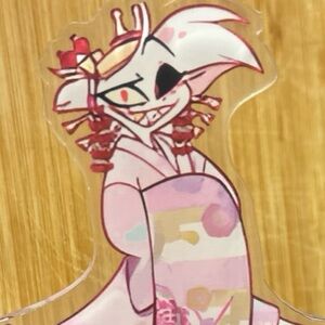 Hazbin Hotel Helluva Boss Angel Dust kimono anime acrylic figure standee